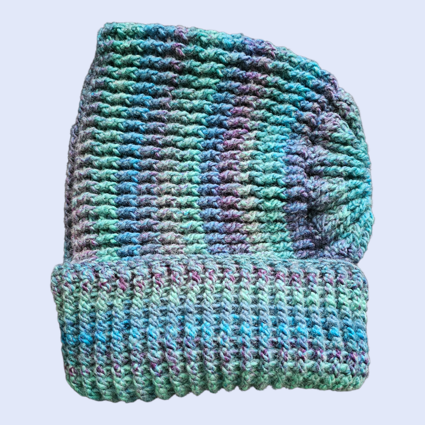Turquoise Hooded Cowl
